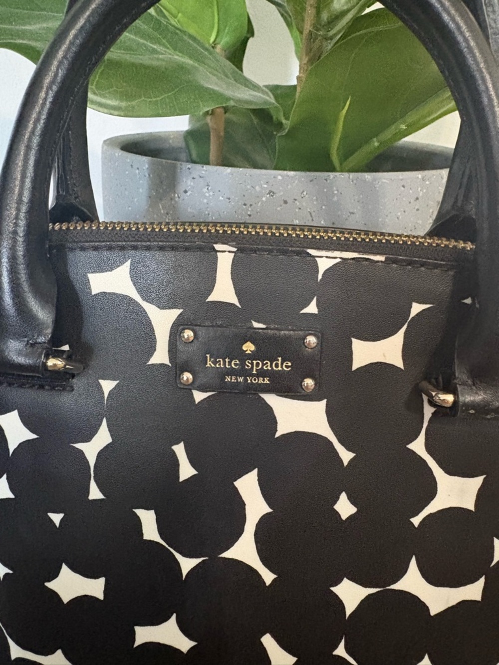 Kate Spade Carli Grove Street Spledge Dot Domed Satchel - Picture 2 of 8